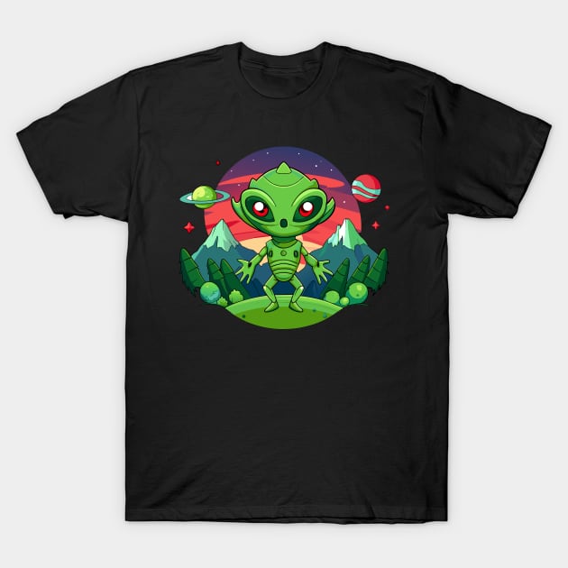 traveling aliens T-Shirt by Shapwac12